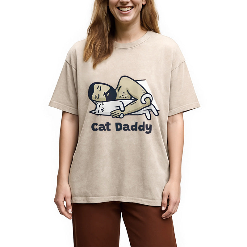 Cat Daddy Washed T-Shirt