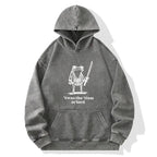 Focused Samurai Frog Washed Hoodie
