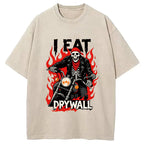 Eat Drywall Funny Meme Washed T-Shirt