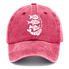 Here Fishy Fishy Fishy!! Washed Cap