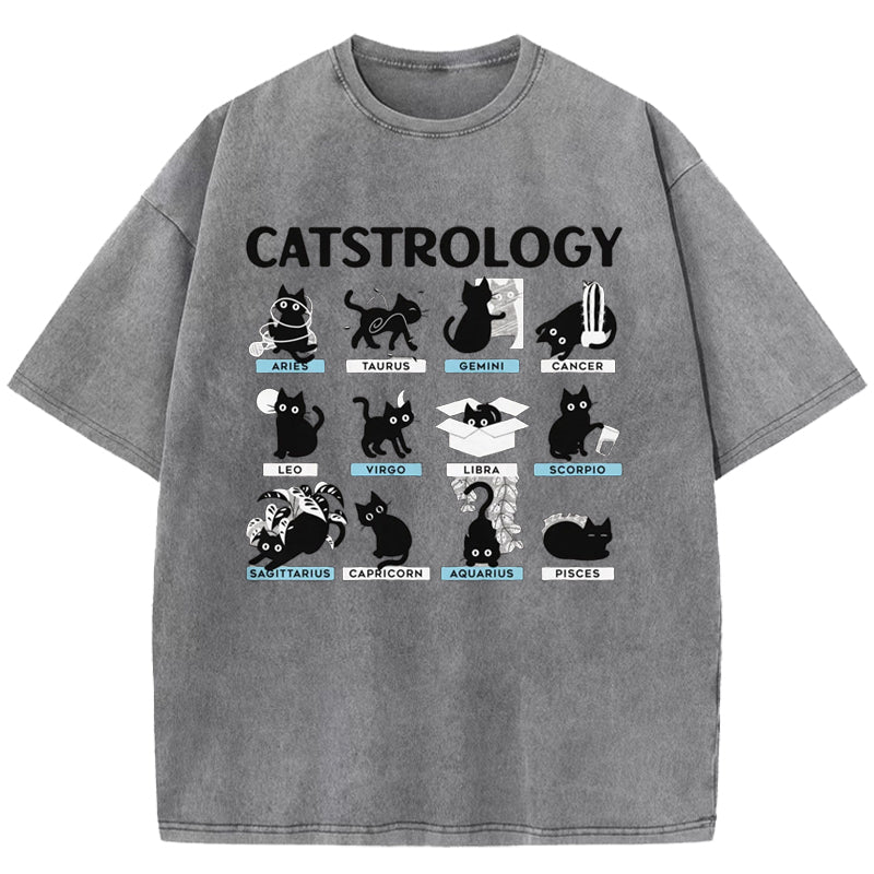 Catstrology Washed T-Shirt