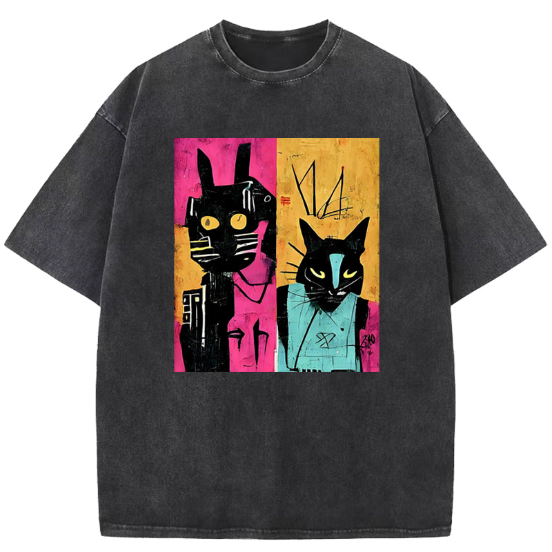 Purrcasso Washed T-Shirt