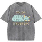 To Do Noting Washed T-Shirt