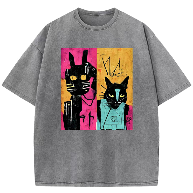 Purrcasso Washed T-Shirt