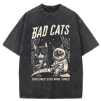 Bad Cats Washed T-Shirt