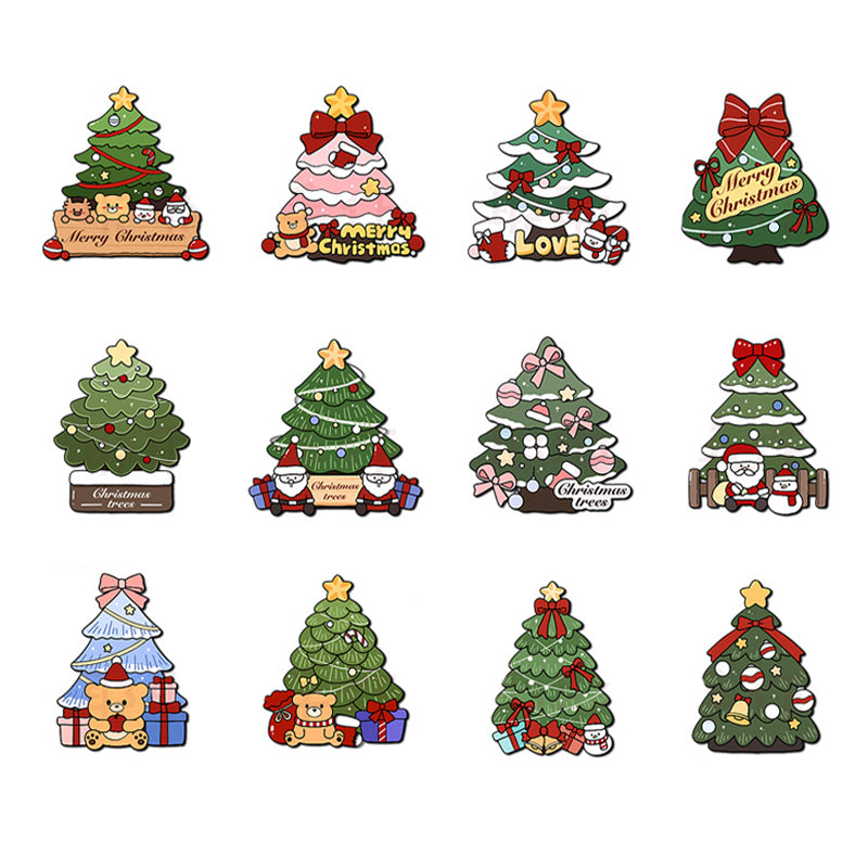 12 Christmas Fridge Magnets