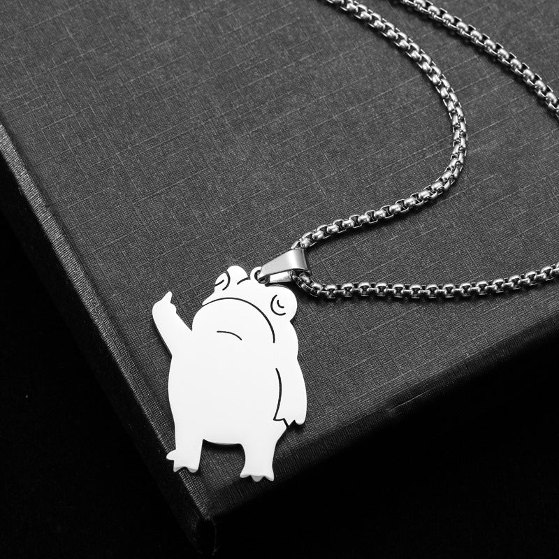 Frog Stainless Steel Necklace