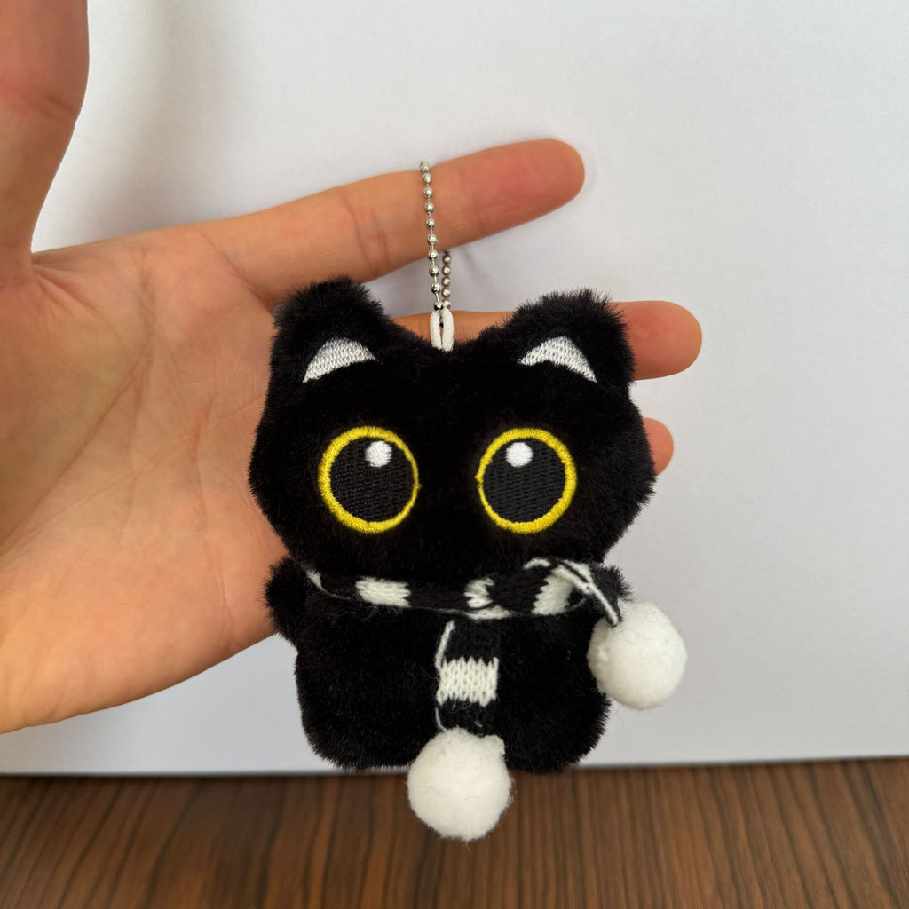 Black Cat Plush Charm