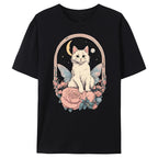 Cat & Rose Classic T-Shirt