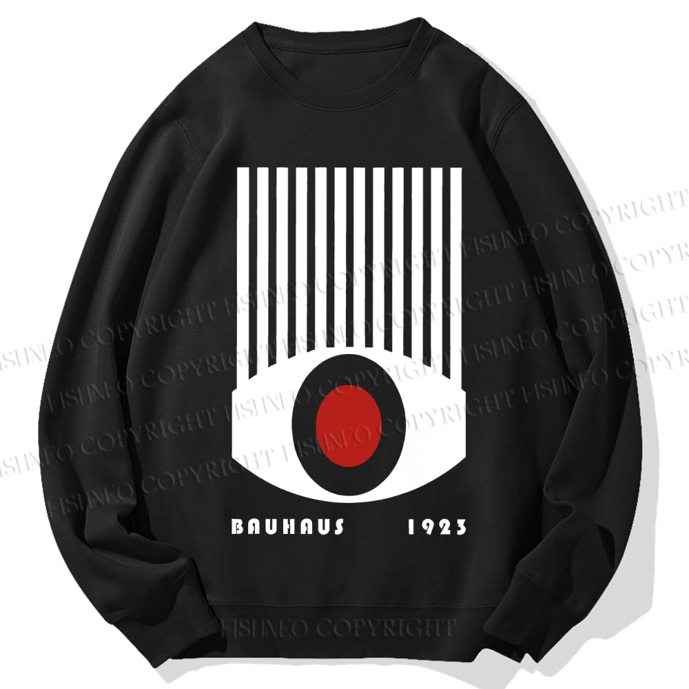 Unisex Artistic Geometric Eyes Printed Sweatshirt
