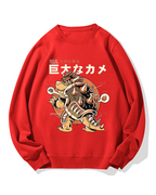 Giant Turtle Cotton Sweatshirt