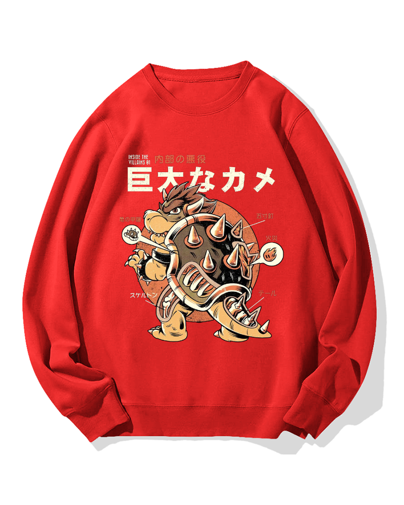 Giant Turtle Cotton Sweatshirt