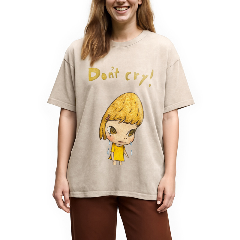 Don't Cry Girl Washed T-Shirt