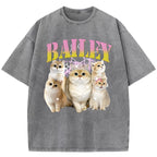 Bailey Cat Washed T-Shirt
