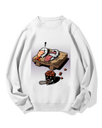 Sushi Chain Saw Massacre Cotton Sweatshirt