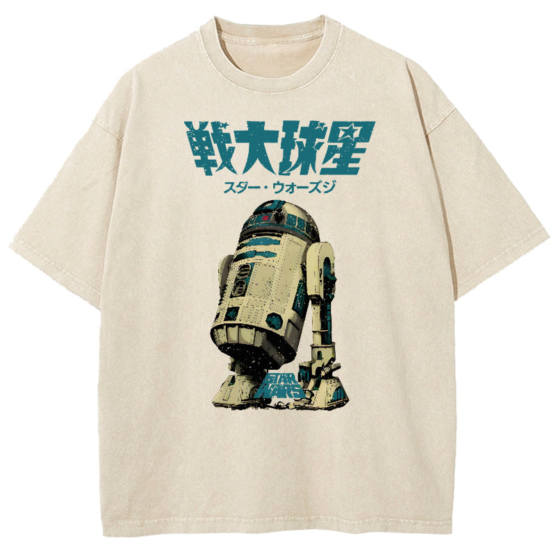 Star Wars Japanese Design Washed T-Shirt