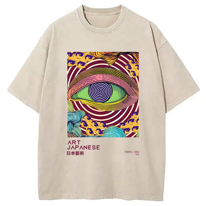Illusion Eye Washed T-Shirt
