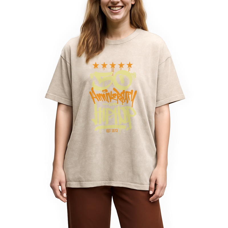 50th Anniversary of Hip-Hop Washed T-Shirt