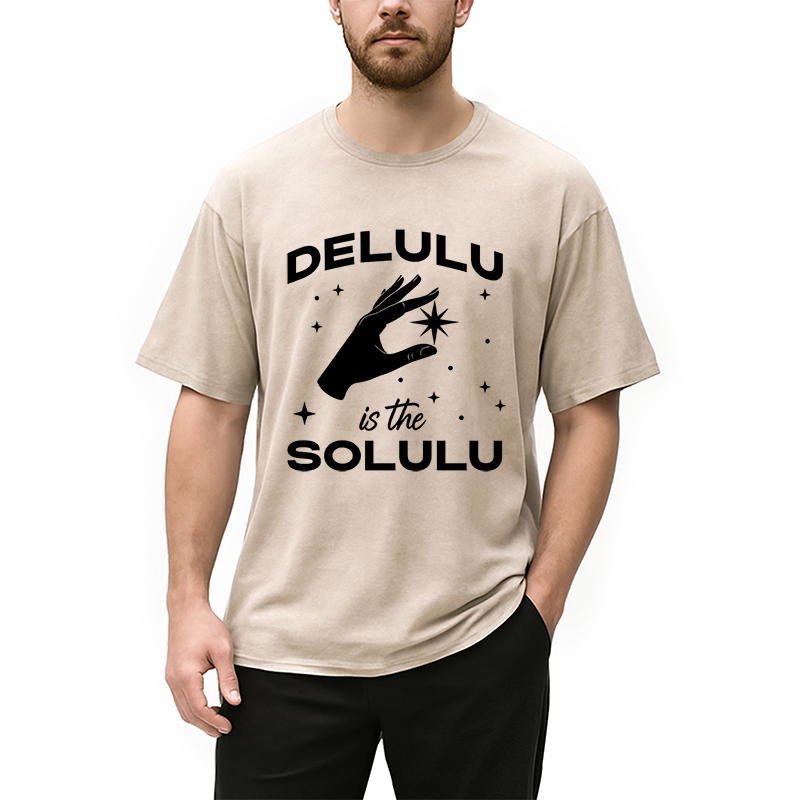 Funny Social Media Meme Washed T-Shirt