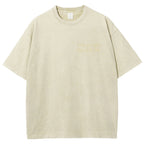 Polka Dot Fish Washed Vintage Short Sleeves T-Shirt