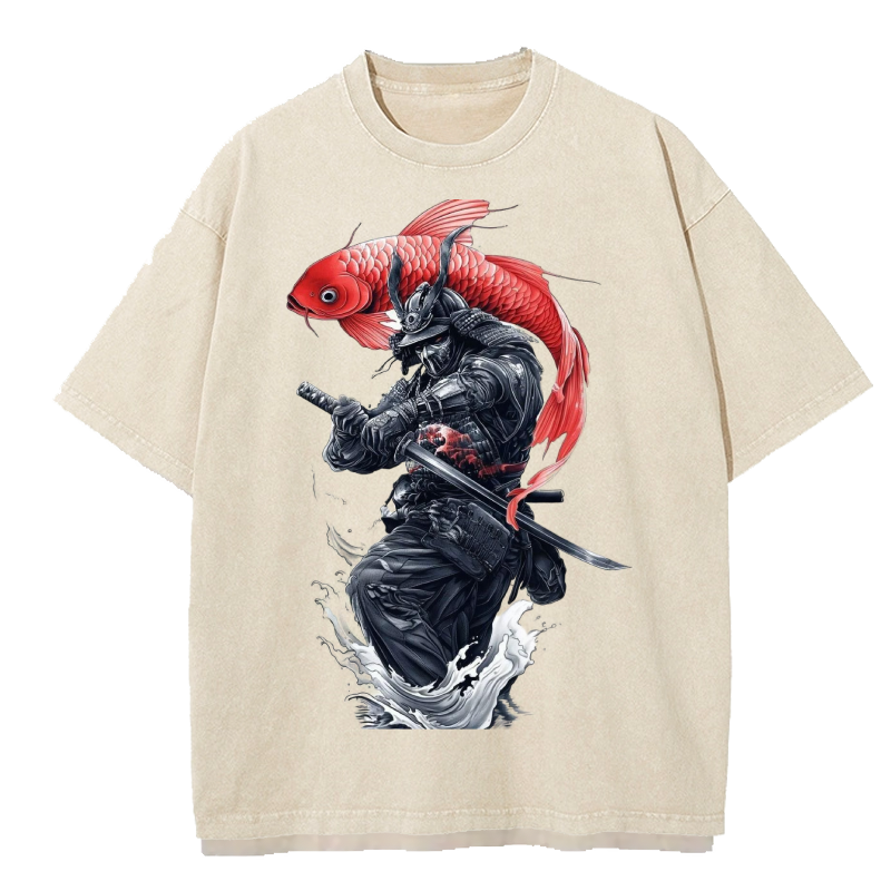 Japanese Design Vintage Washed T-Shirt