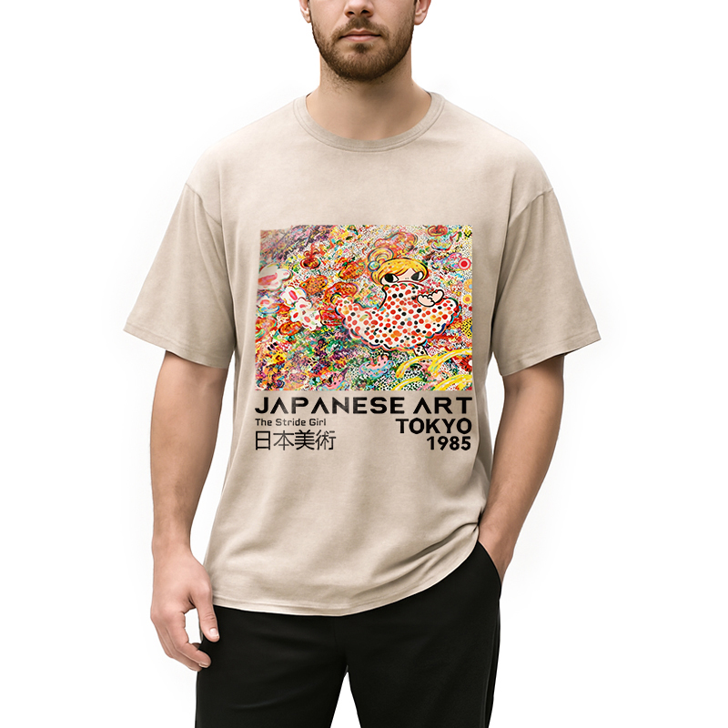 Time In The Flower Field Washed T-Shirt