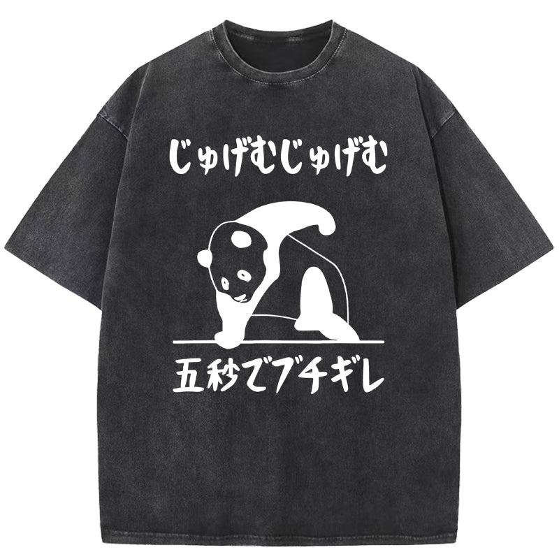 Losing Your Temper In Five Seconds Washed T-Shirt