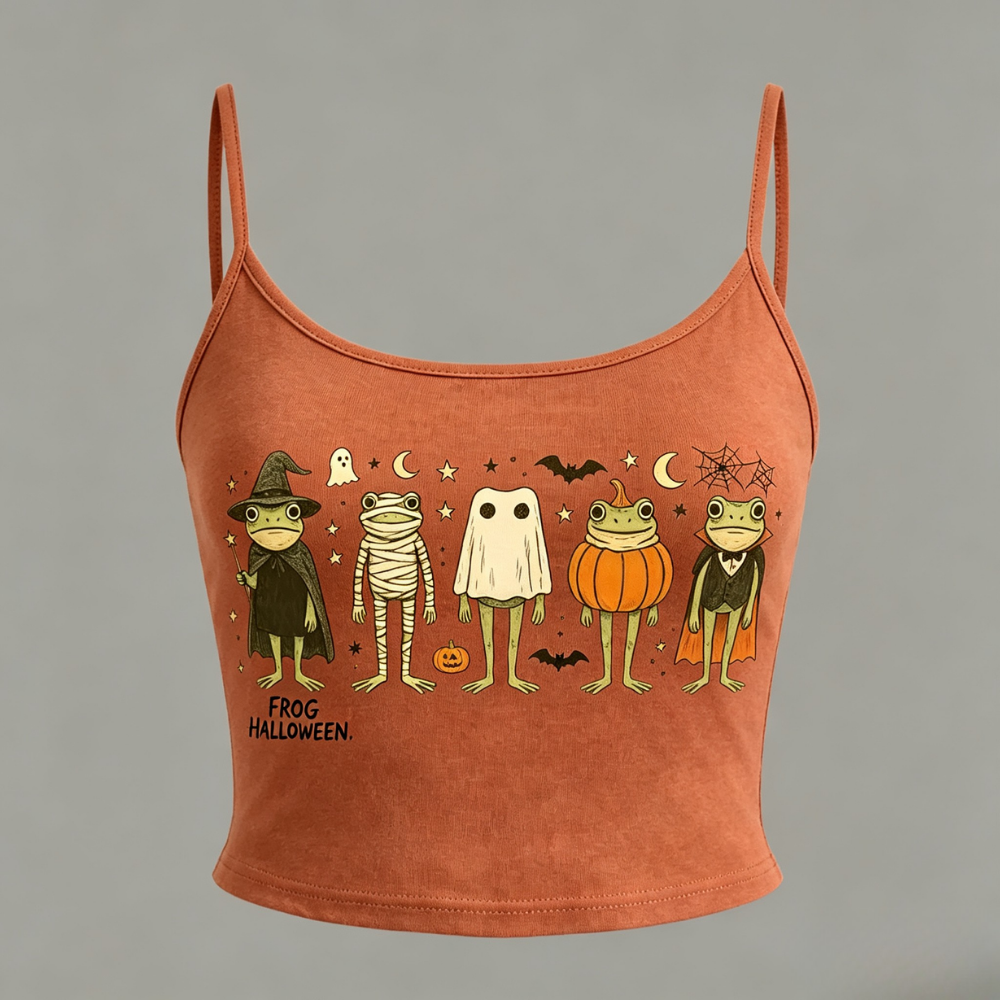 Spooky Frog Club Top & Elasticated Trousers Two-Piece Set