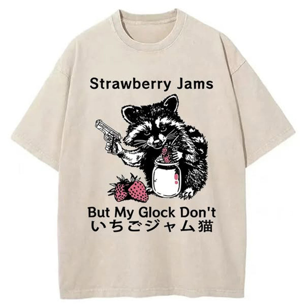 Naughty Raccoon Washed T-Shirt