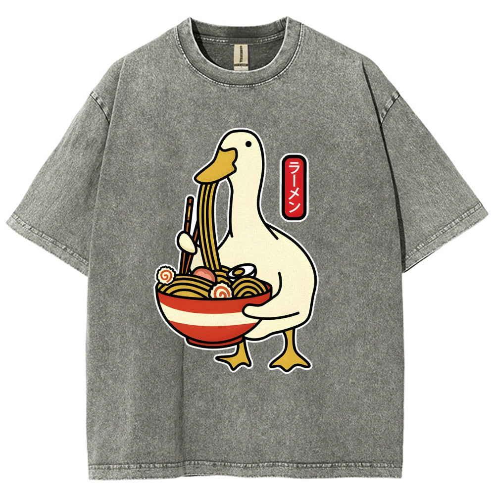 Ramen Lover Goose Washed T-Shirt