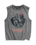 Stay bent Vintage Distressed Washed Tank Top