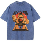 Mecha Cat Washed T-Shirt