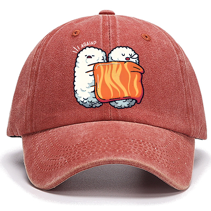 Sleeping Sushi Again Cotton Hat
