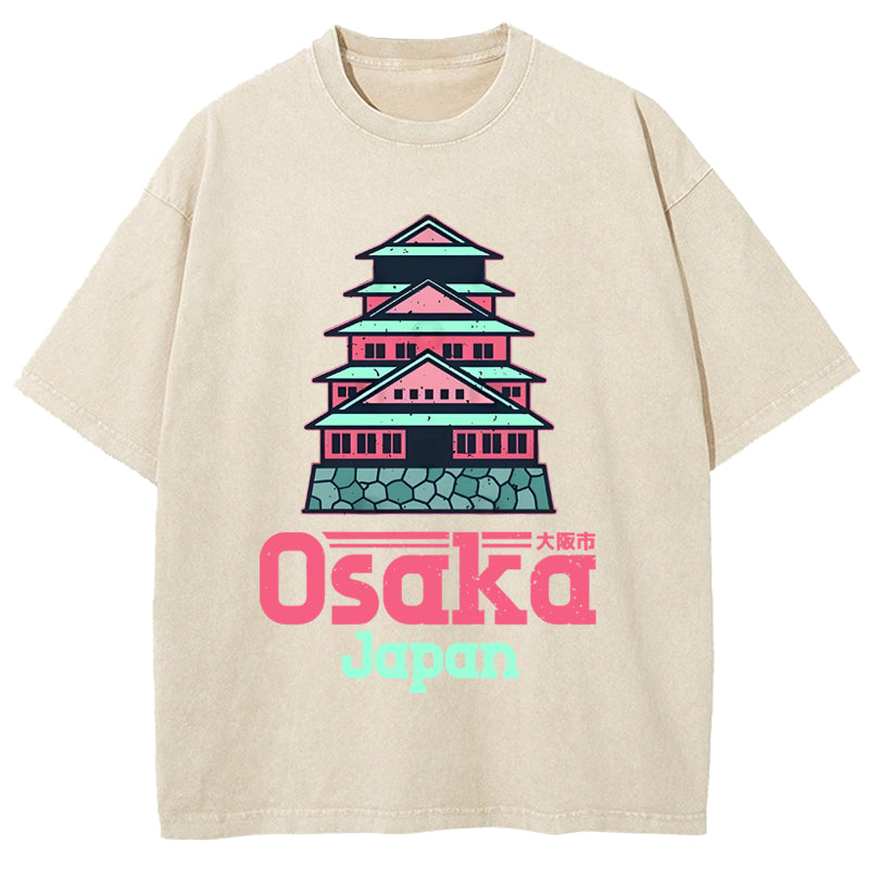 Osaka City Washed T-Shirt