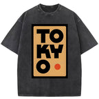 Tokyo Pattern Washed T-Shirt