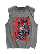 Unknown Warrior Samurai Vintage Distressed Washed Tank Top