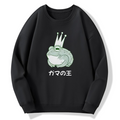 Toad King Cotton Pullover Sweatshirt