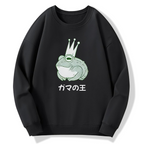 Toad King Cotton Pullover Sweatshirt