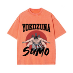 Yokozuna The Highest Honor in Sumo Vintage Wash Japanese Design T-Shirt