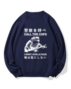 Skateboarding Toad Cotton Sweatshirt