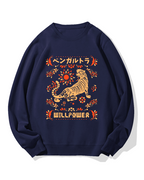 Bengal Tiger Cotton Sweatshirt