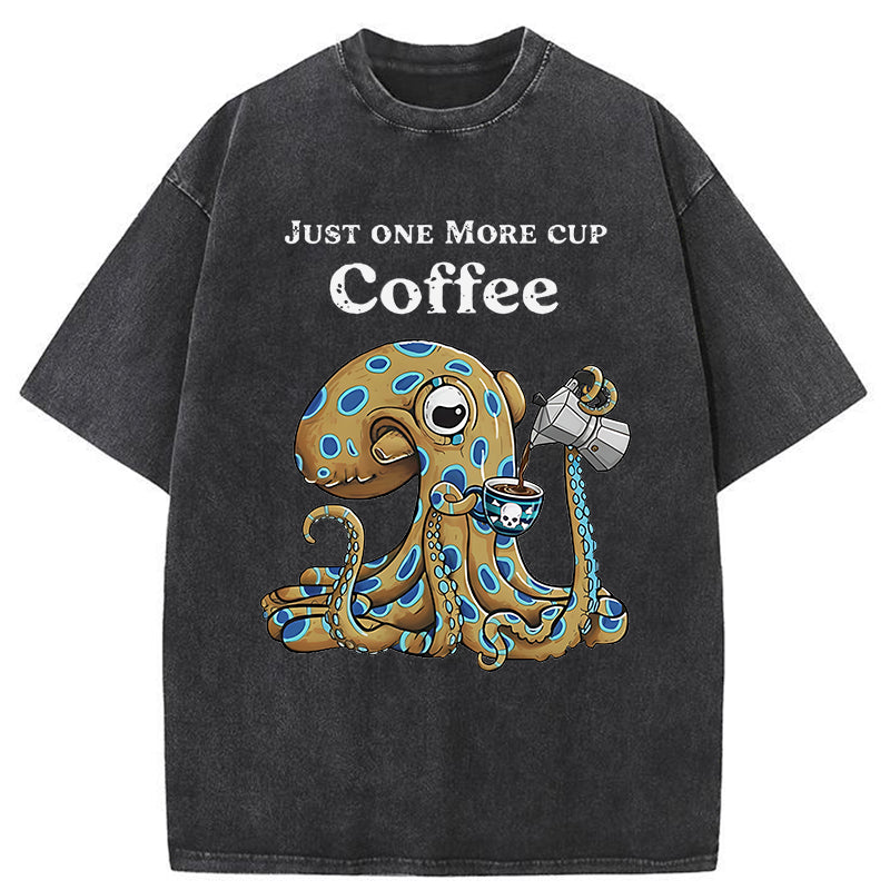 Unisex Poisoned Coffee Washed T-Shirt