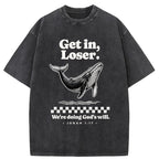 Unisex Follow God's Will Washed T-Shirt