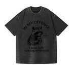 Left Unsupervised Raccoon Washed T-Shirt