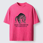 Unisex Rage Consumes Cat Washed T-Shirt