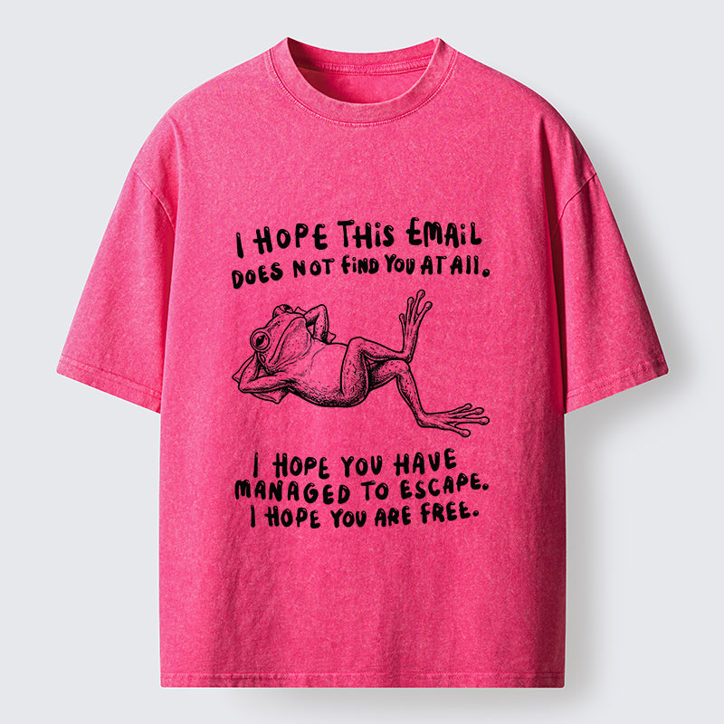 Unisex I Hope You Can Be Free Washed T-Shirt