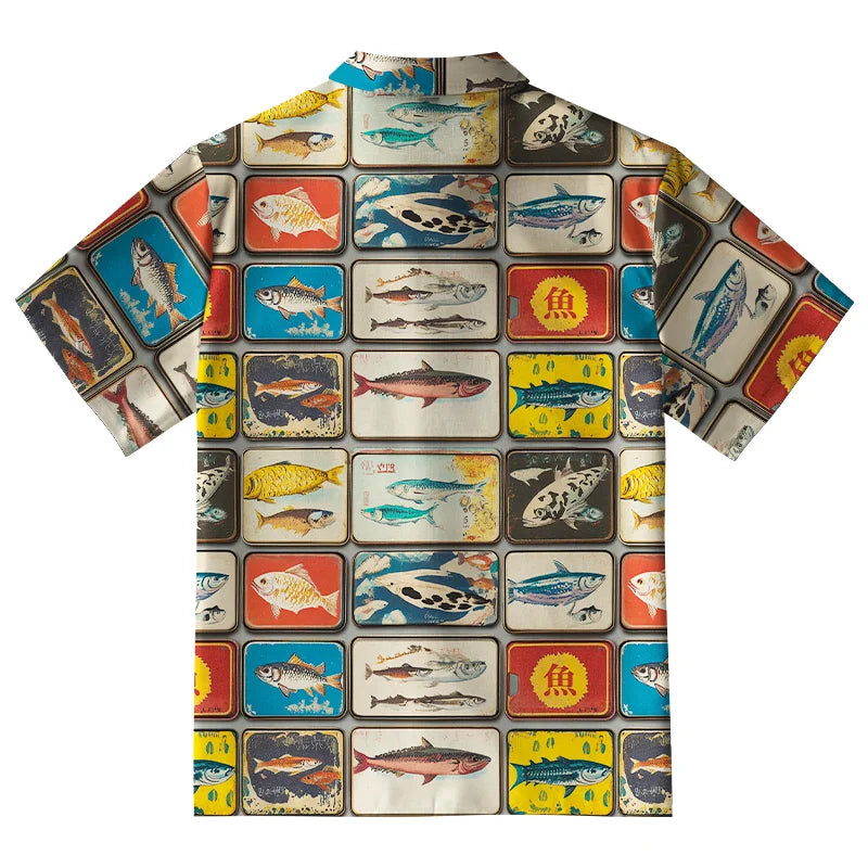 Vintage Fish Collection Button-up Shirt