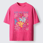 Positive Flower Vibe Washed T-Shirt
