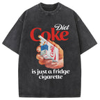 Just A Fridge Cigarette Coke Washed T-Shirt