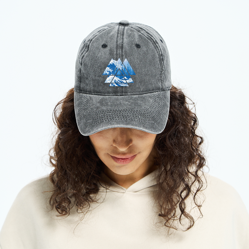 The Great Wave Washed Cap